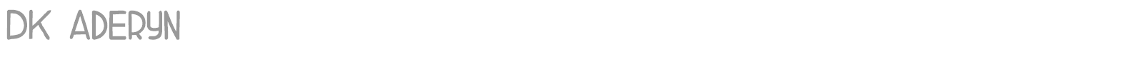DK Aderyn font preview